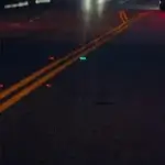 太阳能道钉道路